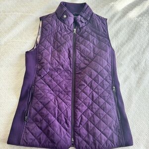 41 Hawthorn Dulcie Quilted Vest in Purple | Size Small